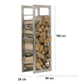 Detachable Indoor Metal Firewood Storage Rack